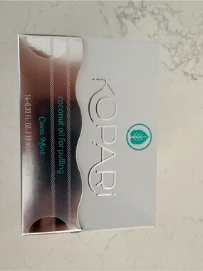 Kopari Silver & Teal Coco Mint Coconut Oil for Oil Pulling